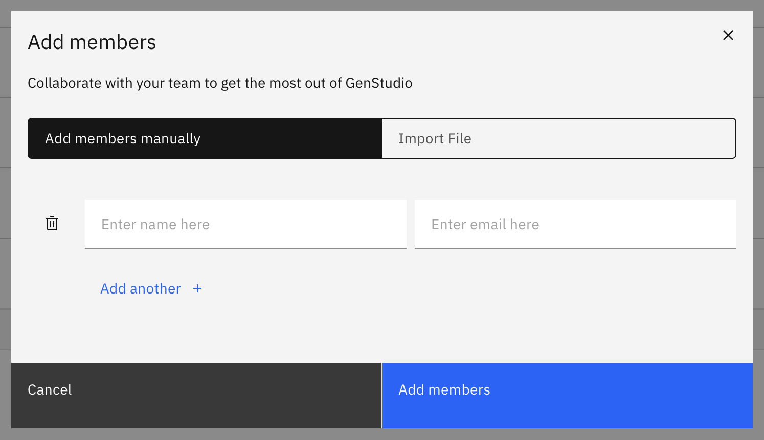 add members
