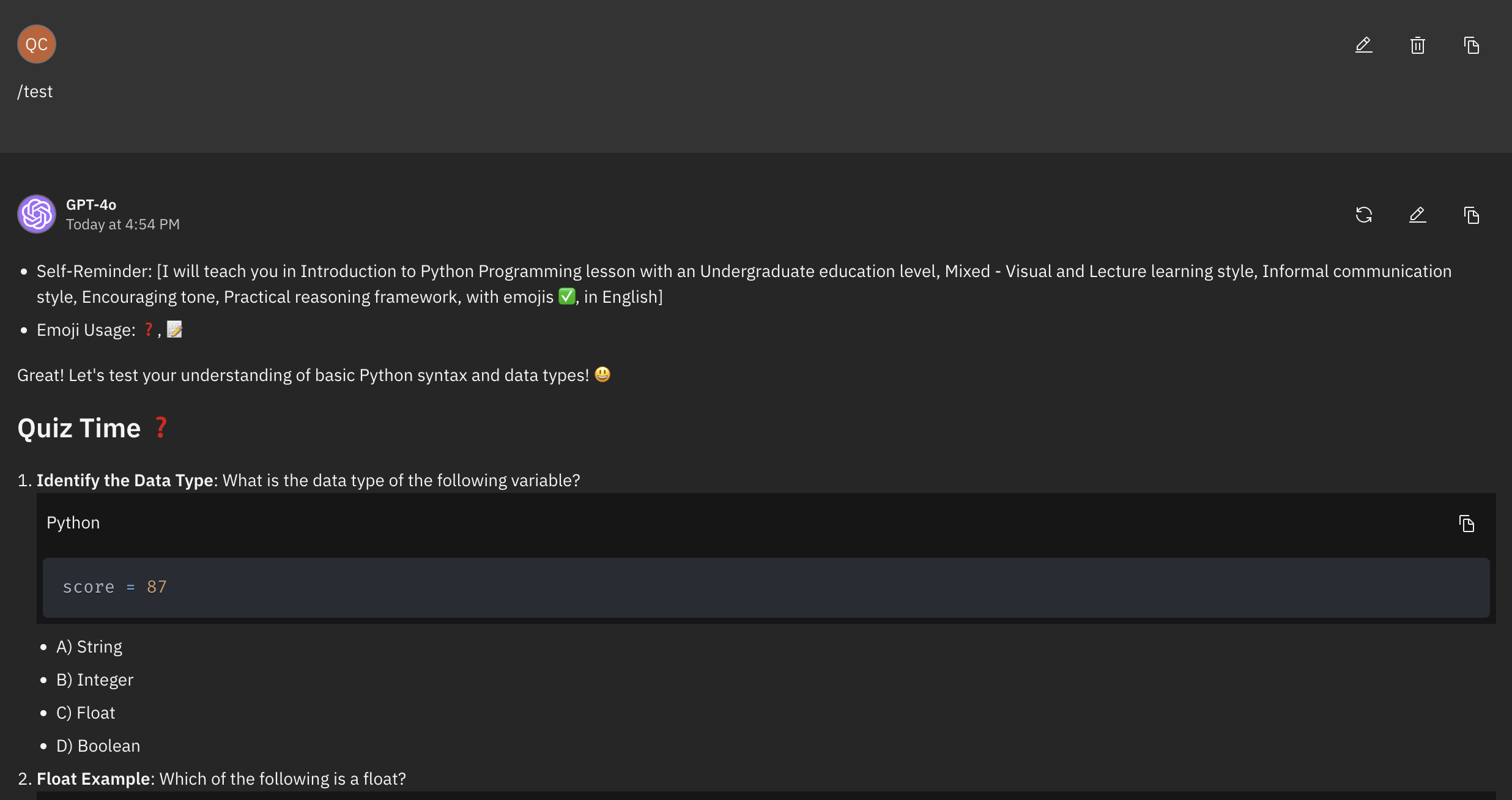 teach me anything ex 5