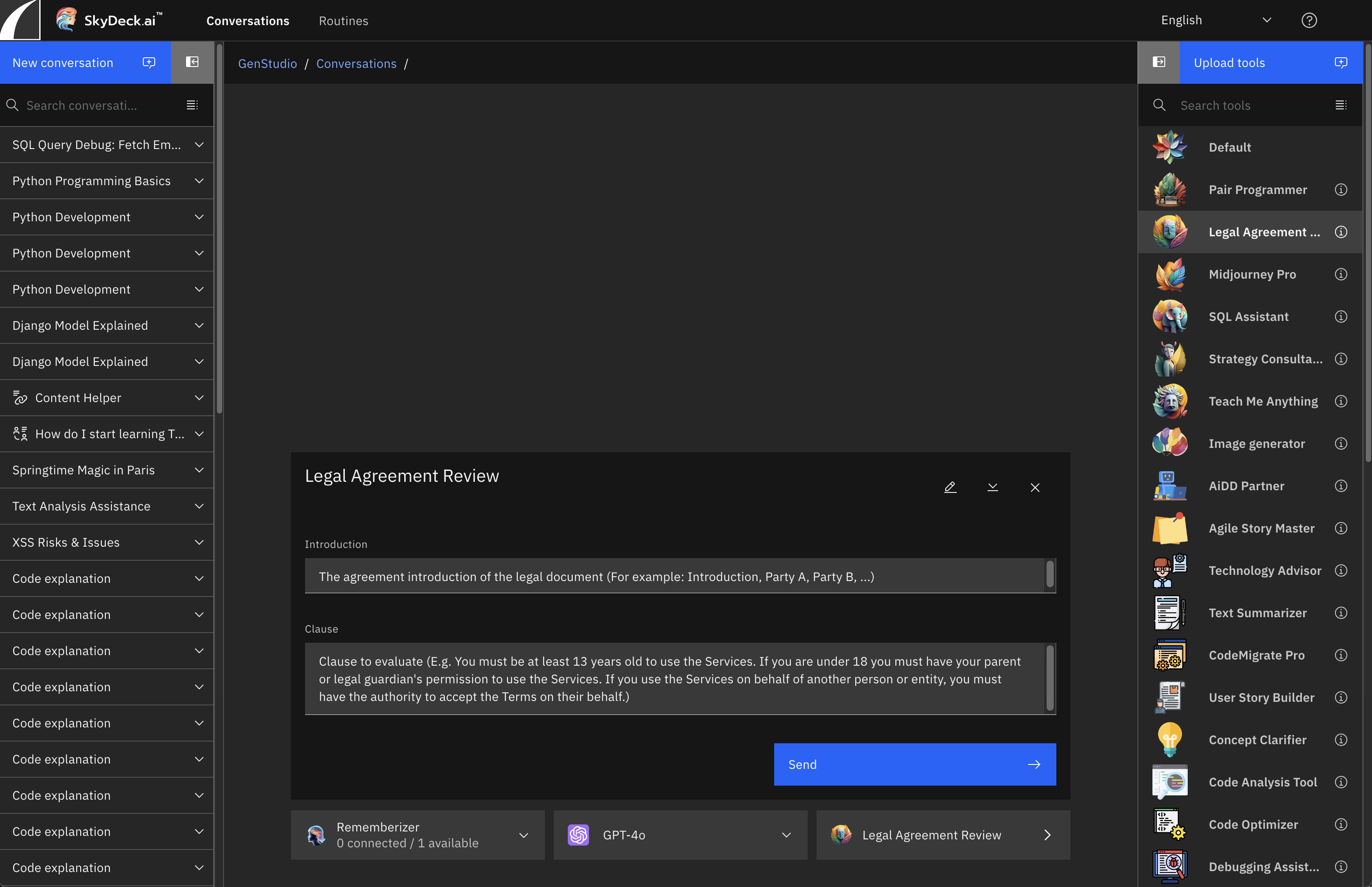 legal agreement review tool